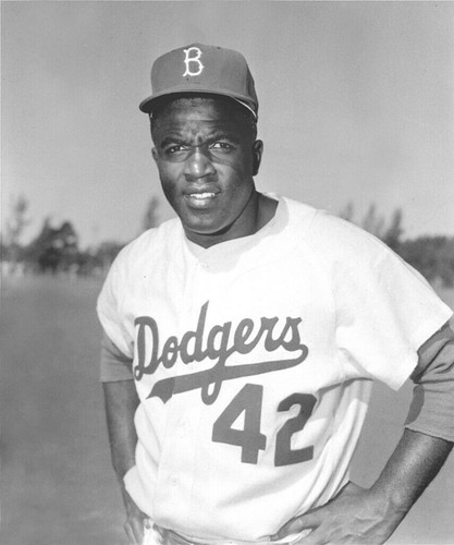 Jackie robinson dodgers poster - jackie,